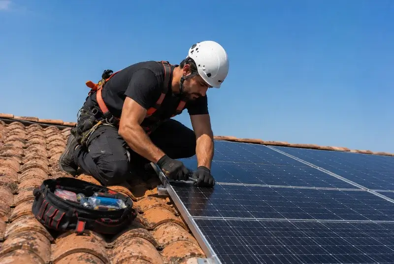 Maintenance et monitoring de panneaux solaires à l'Absie