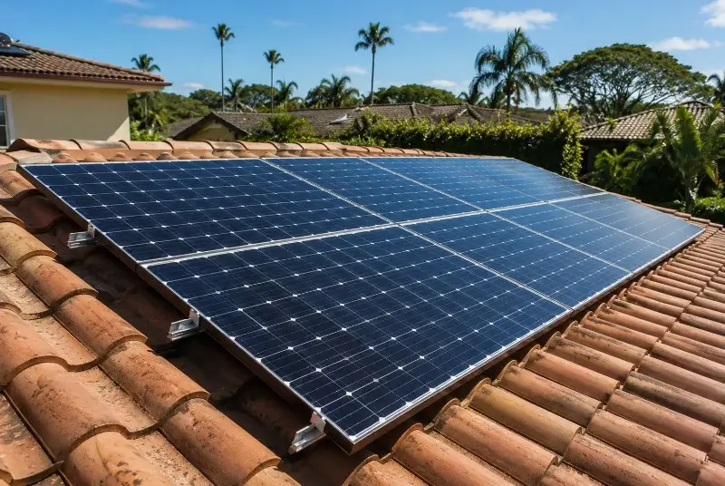 Installation de panneaux solaires à l'Absie